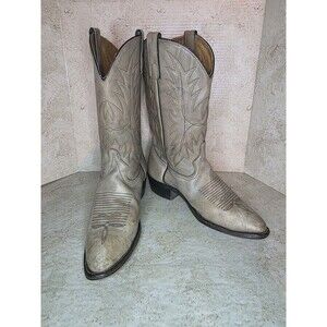 Vintage Texas Western Cowboy Boots Men Sz 10D Pointed Toe Outdoor Work Shoes